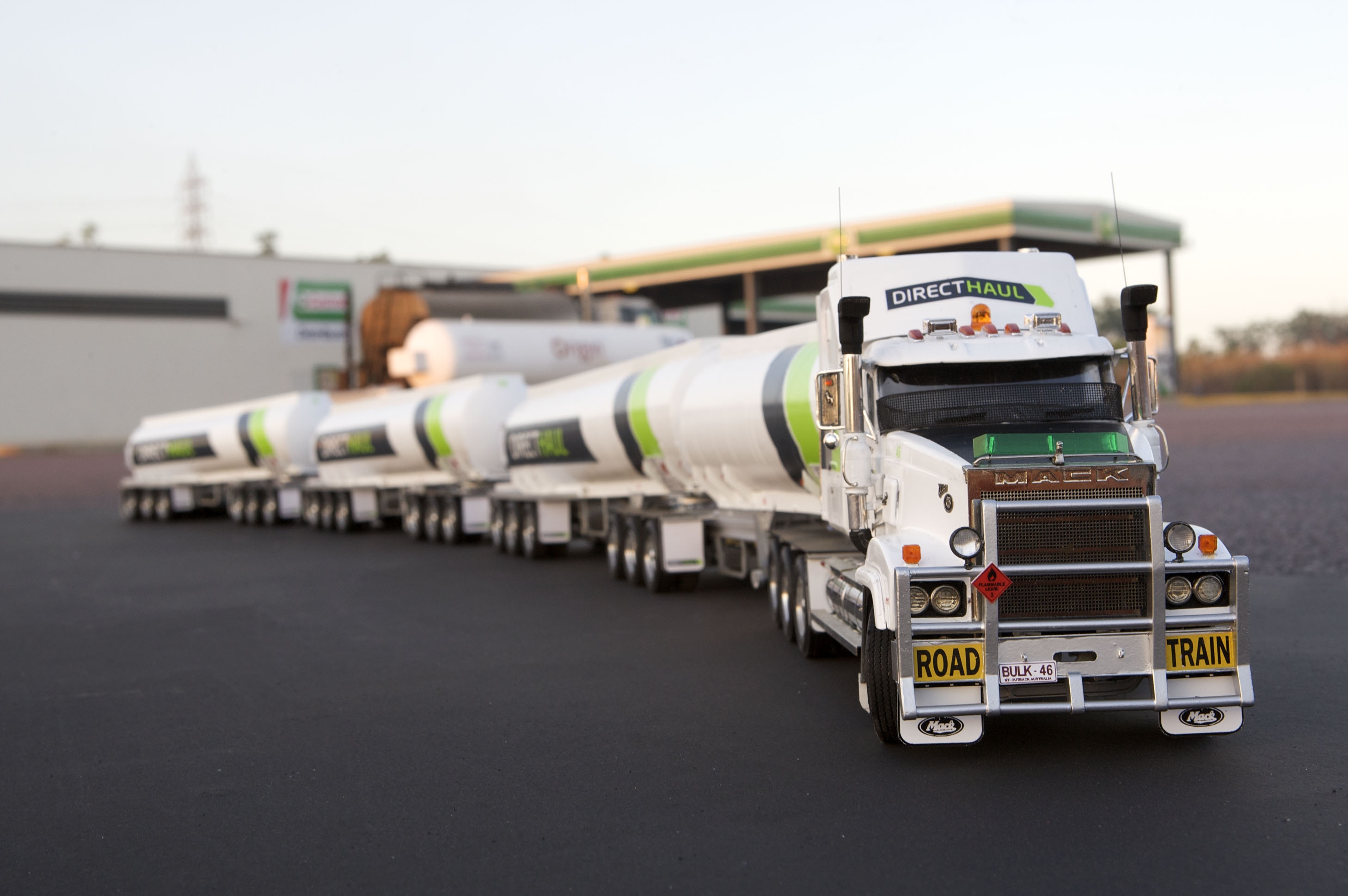 Model of a Direct Haul road train made by Chris Renahan.