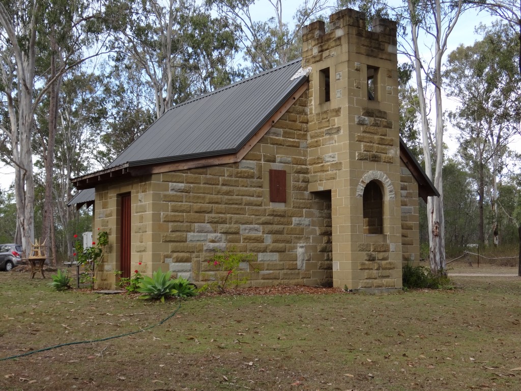 Tery has always been drawn to little old churches and this particular one was the first building, in a line of many, to form his own little village.
