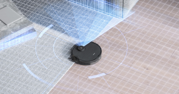 Clean up, hands-free with the DEEBOT OZMO T8 AIVI