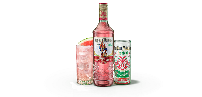 Captain Morgan returns from sea with another Tropical bottle